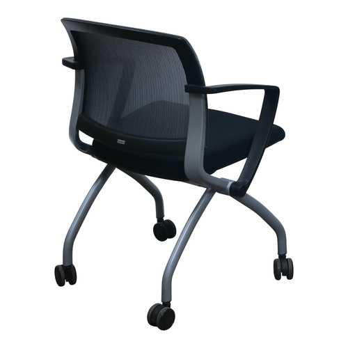 'Zego' Silver Mesh Nesting Chair - Thumbnail 3