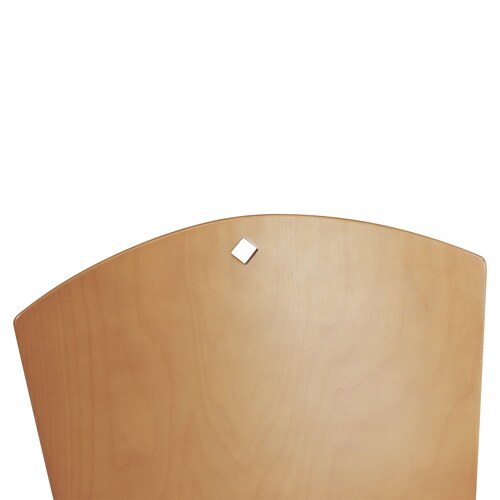 'Marquette' Cushion Wood Stacking Chair - Thumbnail 5