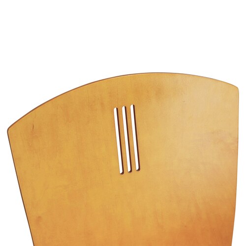 'Marquette' Cushion Wood Stacking Chair - Thumbnail 4