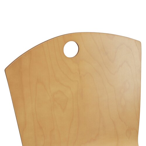 'Marquette' Cushion Wood Stacking Chair - Thumbnail 2