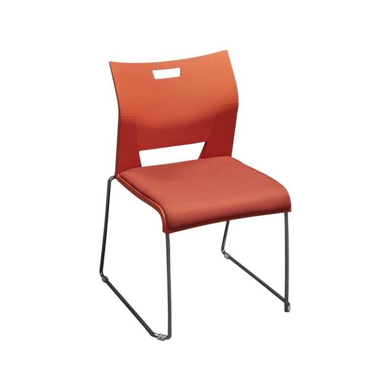 'Duet' Stack Chair with Padded Seat - Image 1
