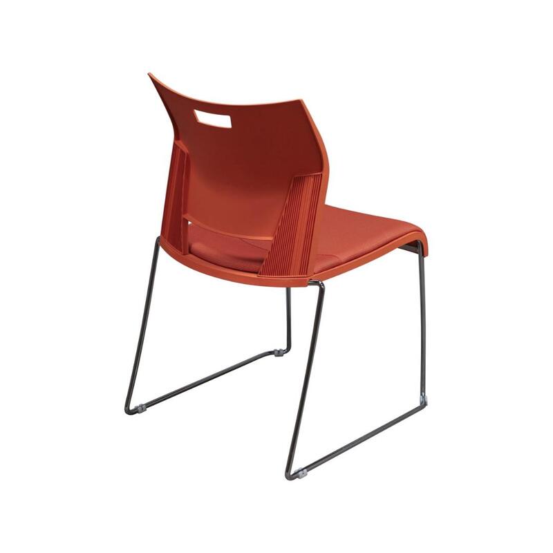 'Duet' Stack Chair with Padded Seat - Thumbnail 2