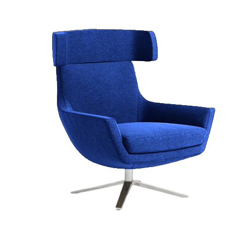 'Luna' Lounge Chair, High Back - Image 1