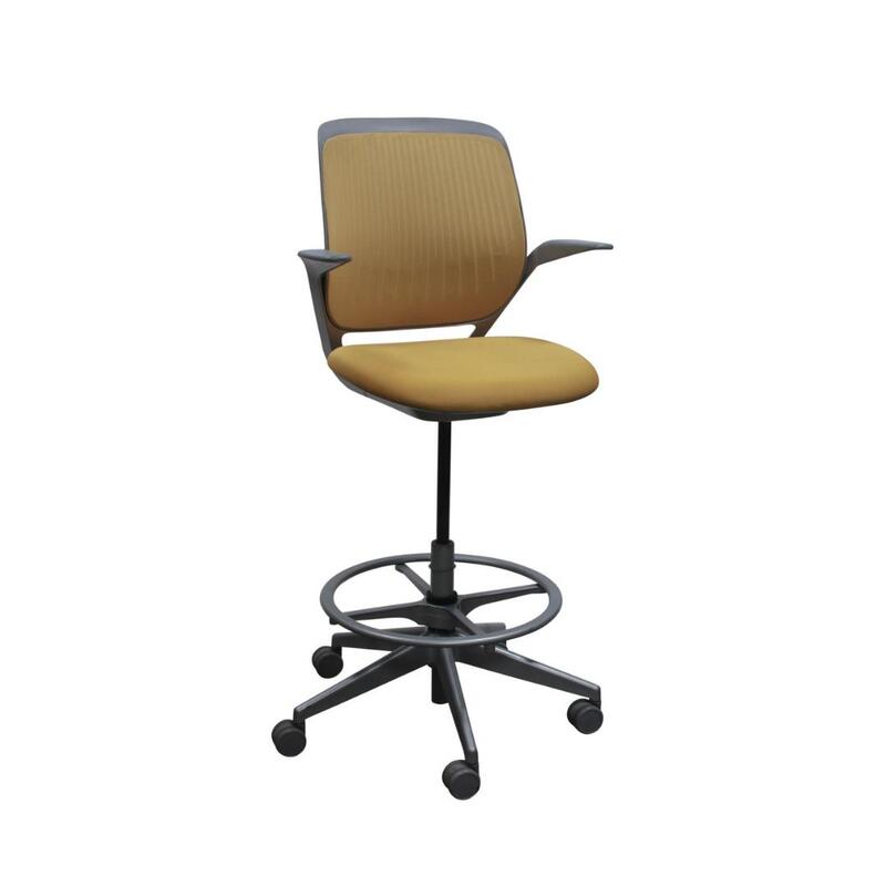 'Cobi' Mesh Stool with Fixed Arms - Image 1