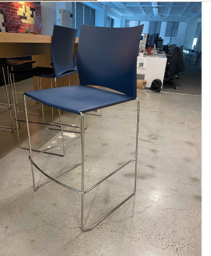 Wire Frame Bar-Height Stool - Thumbnail 2