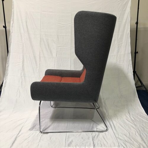 'Hush' High-Back Lounge Chair - Thumbnail 3