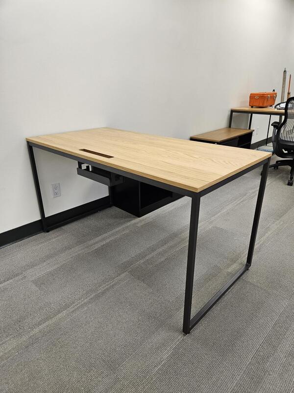 56" Oak Desk - Thumbnail 2