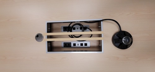15' Boat-Shaped Conference Table - Thumbnail 2