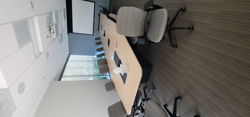 17.8' Bullet-Shaped Conference Table - Thumbnail 2