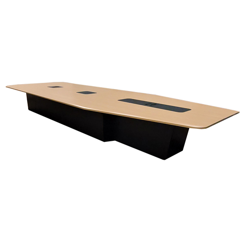 17.8' Bullet-Shaped Conference Table - Image 1