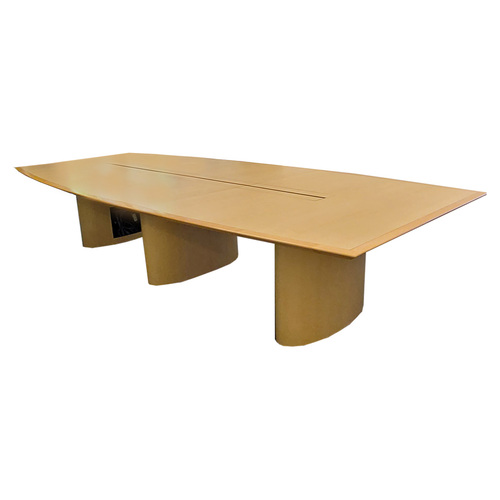 12' Boat-Shape Conference Table - Image 1