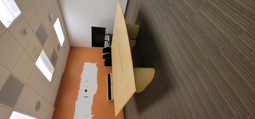 12' Almost-Square-Shaped Conference Table - Thumbnail 2
