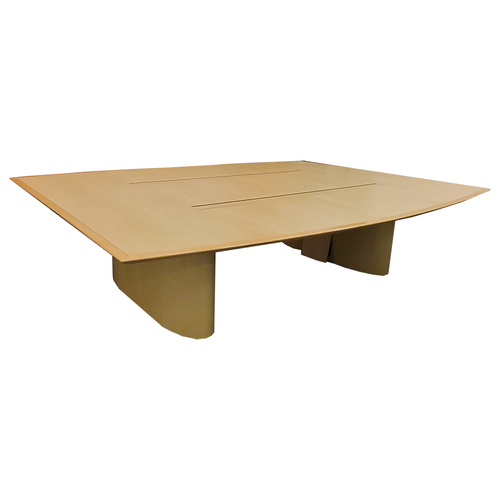 12' Almost-Square-Shaped Conference Table - Image 1