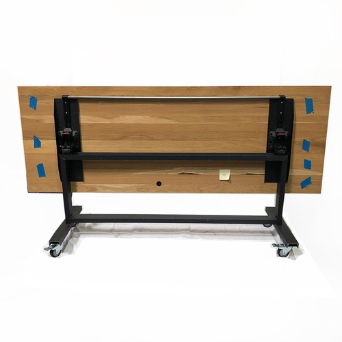 'Butcher Block' Table on Casters - Thumbnail 3