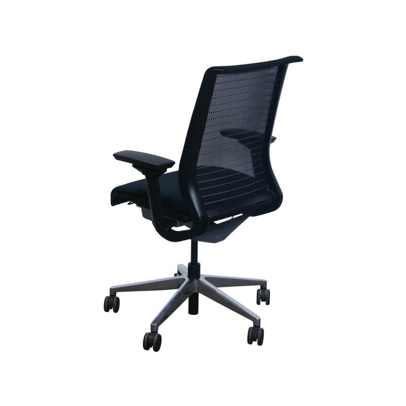 'Think' Mesh Back Task Chair w/ Aluminum Base - Thumbnail 3