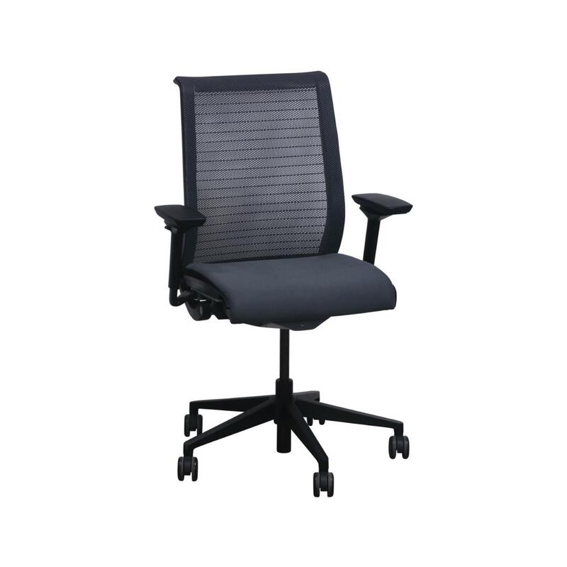 'Think' Graphite Mesh Back Task Chair  - Image 1