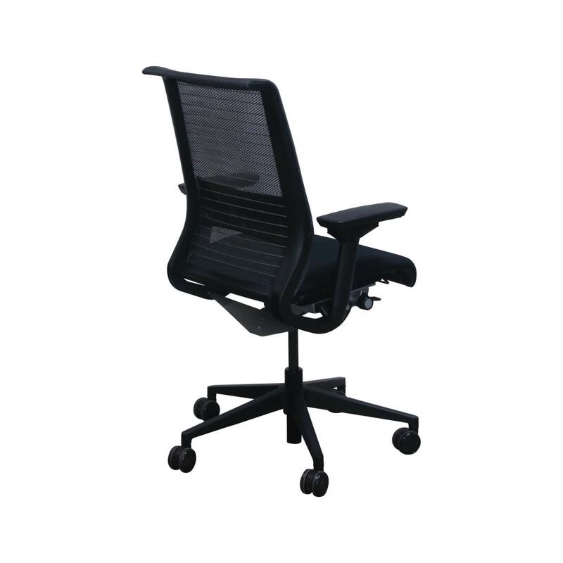 'Think' Graphite Mesh Back Task Chair - Thumbnail 2