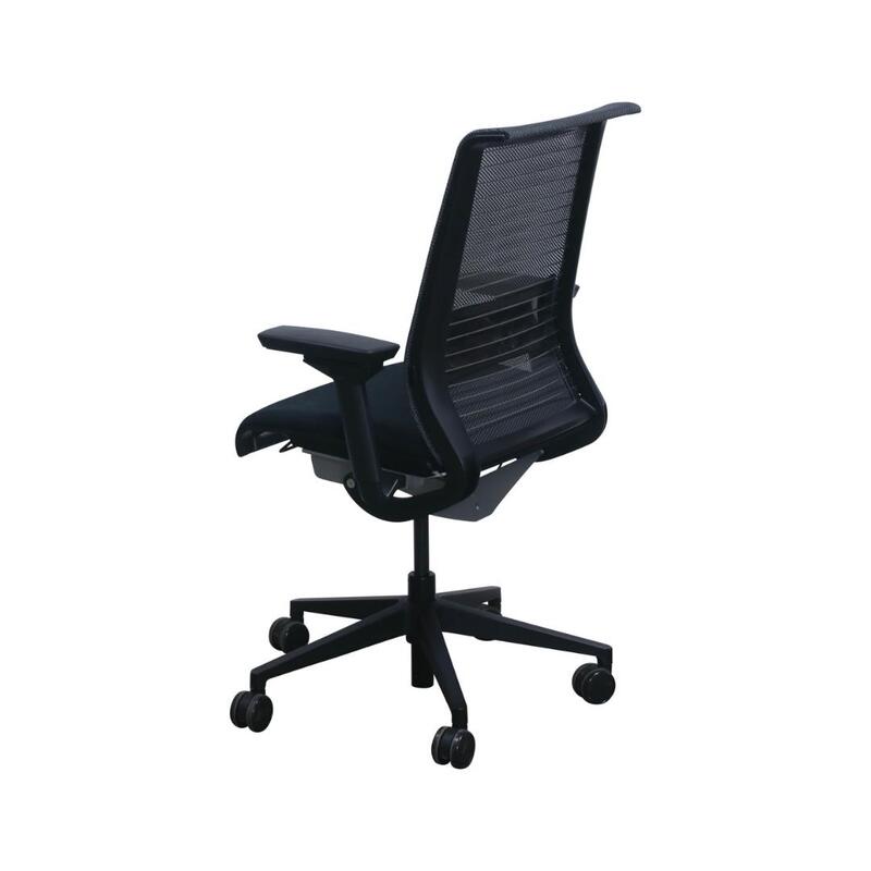 'Think' Graphite Mesh Back Task Chair - Thumbnail 3