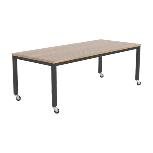 6.5' Laminate Table on Casters - Image 1