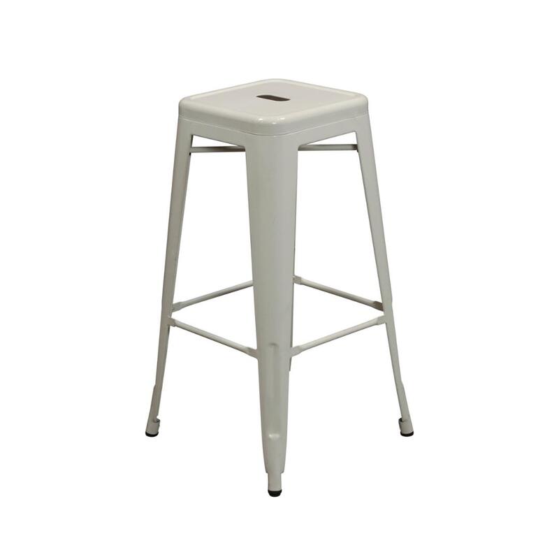 Metal Stacking Bar-Height Stool - Image 1