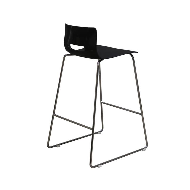 Low-Back Stackable Bar Stool - Thumbnail 2