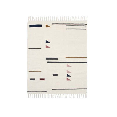 'Kelim' Rug - Color Triangles - Image 1