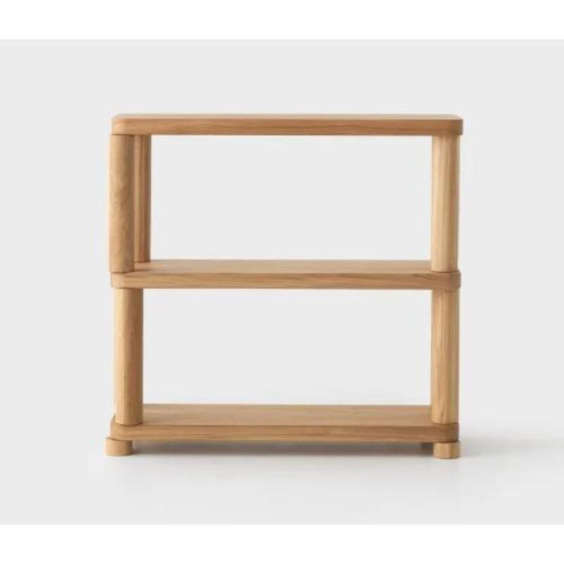 Offset Shelf Small Natural - 2 Tiers - Thumbnail 2