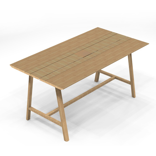 Wooden Collaborative Table - Image 1