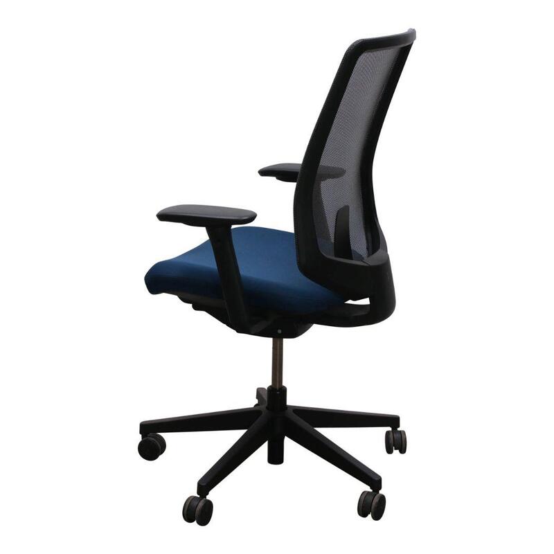 Herman Miller Verus Mesh Back Task Chair, Blue Seat - Thumbnail 2