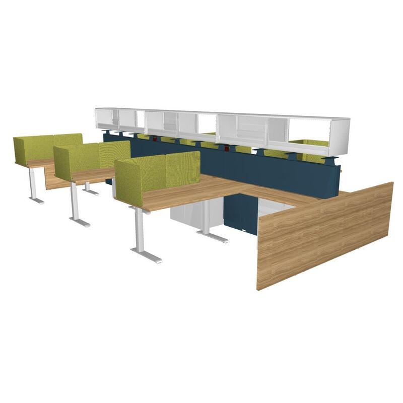Answer Workstation Cluster of 6 - Thumbnail 2