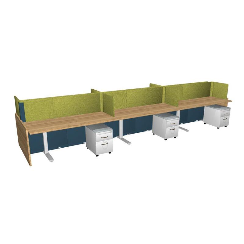 Answer Workstation Benching Cluster of 6 - Thumbnail 2