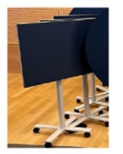 Flip-Top Rectangular Table - Image 1