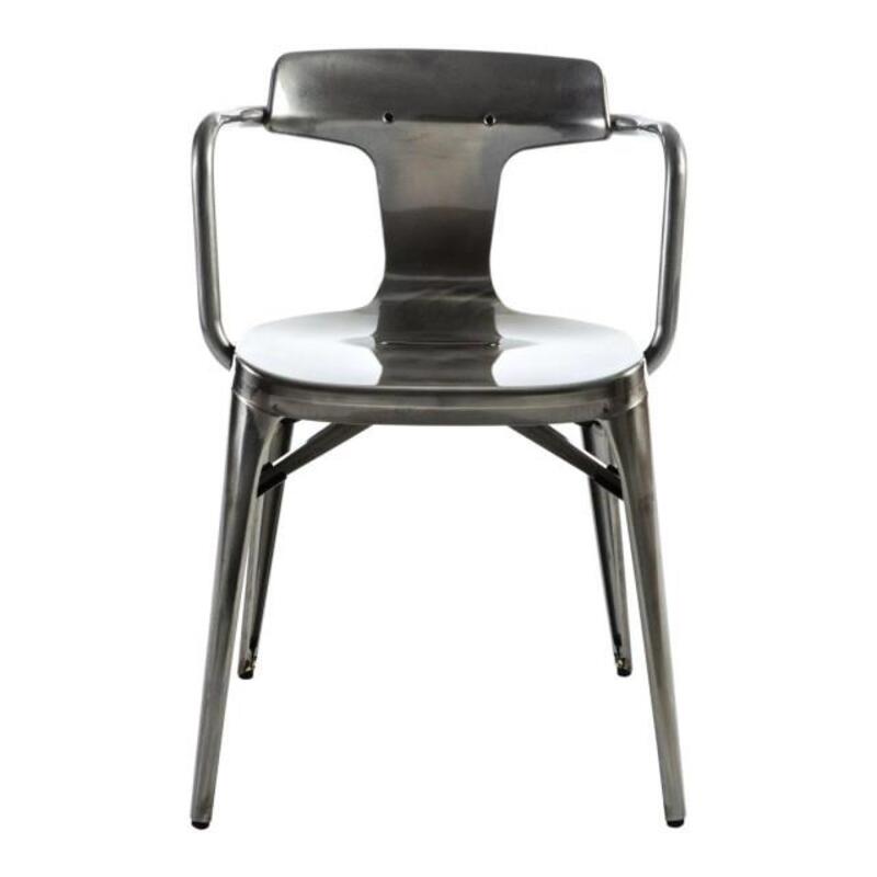 T14 Chair Outdoor Raw Steel - Image 1