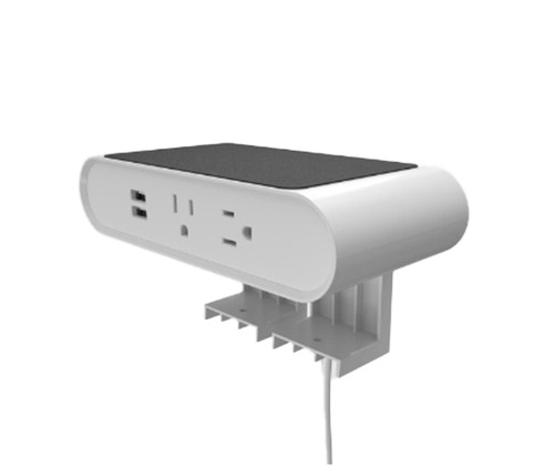 'Dubbel' Desk-Mounted Power Outlet - Thumbnail 2
