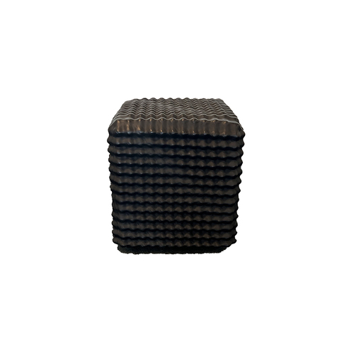'H Pouf' Ottoman - Thumbnail 3