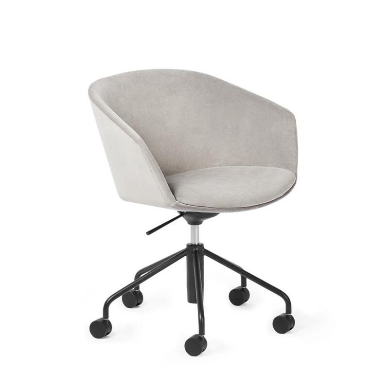 Pitch Meeting Chair, Velvet Gray - Image 1