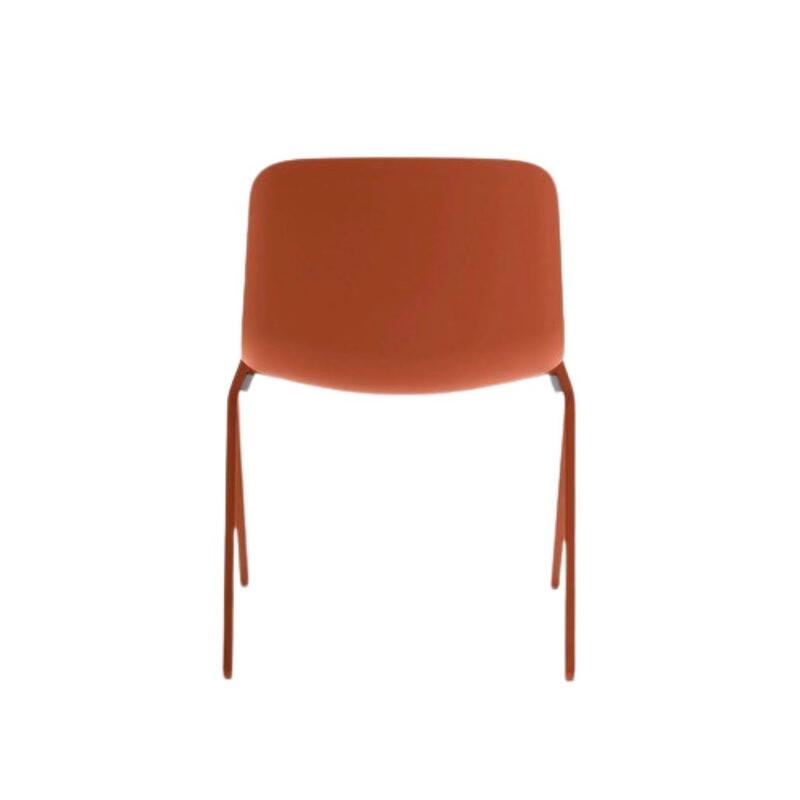 Key Side Chair, Set of 2, Brick Pad, Brick Shell with Cushion - Thumbnail 3