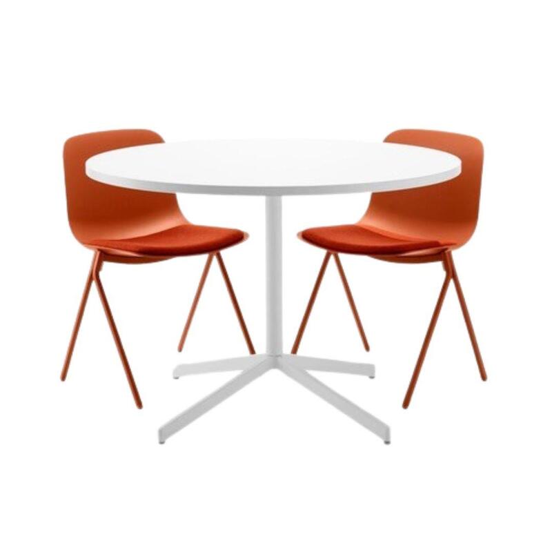 Key Side Chair, Set of 2, Brick Pad, Brick Shell with Cushion - Thumbnail 4
